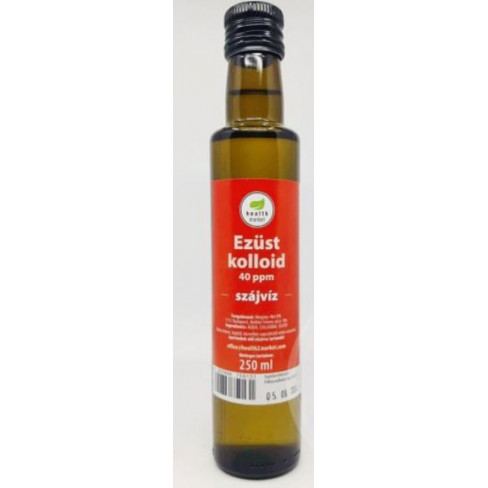 Health market ezüst kolloid 40 ppm szájvíz 250 ml